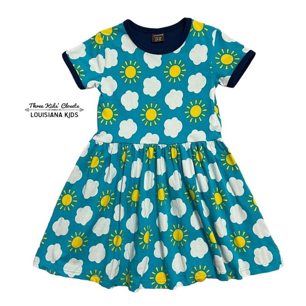 Maxomorra 122/128 (7-8Y) Classic Sky Spin Dress